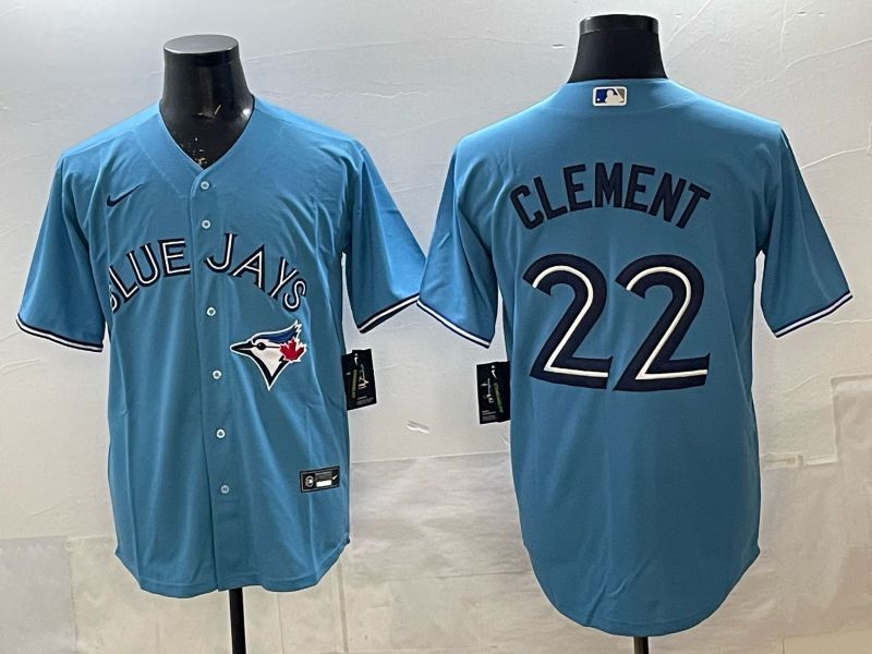 Men 2025 Toronto Blue Jays #22 Clement blue Game Nike MLB Jersey 0027->toronto blue jays->MLB Jersey